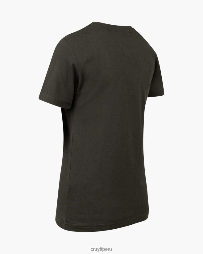 educación física Cruyff camiseta de refuerzo ejercito verde 42TR2063 hombres camiseta