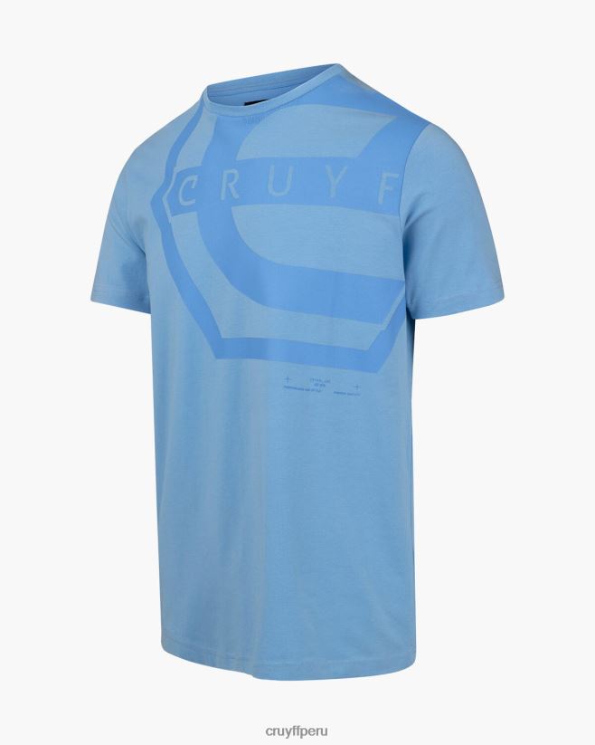 educación física Cruyff camiseta de saúl azul 42TR20891 hombres camiseta