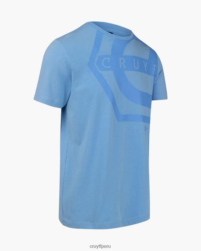 educación física Cruyff camiseta de saúl azul 42TR20891 hombres camiseta