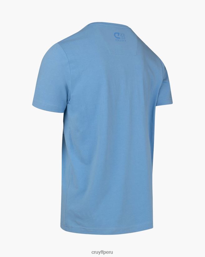 educación física Cruyff camiseta de saúl azul 42TR20891 hombres camiseta