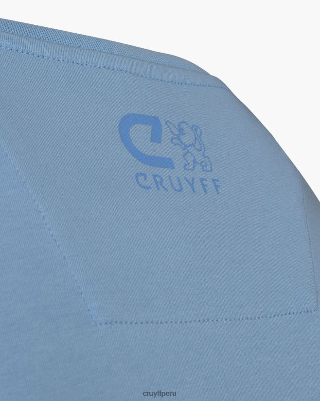 educación física Cruyff camiseta de saúl azul 42TR20891 hombres camiseta