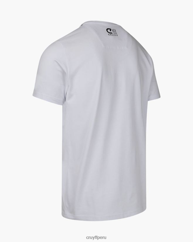 educación física Cruyff camiseta de saúl blanco negro 42TR20890 hombres camiseta