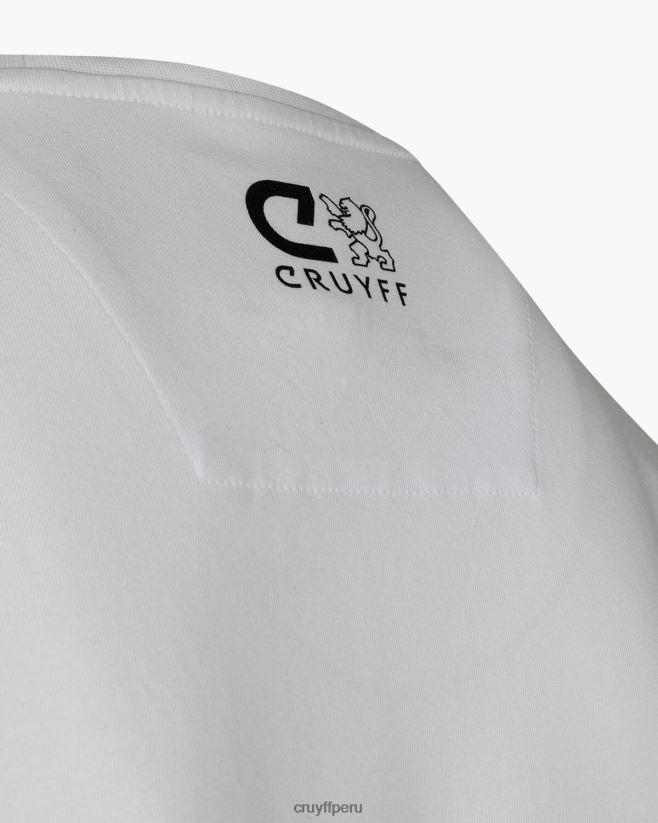 educación física Cruyff camiseta de saúl blanco negro 42TR20890 hombres camiseta
