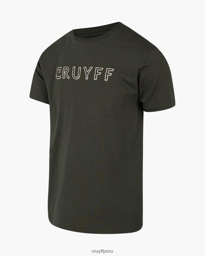 educación física Cruyff camiseta de sueros verde 42TR20609 hombres camiseta