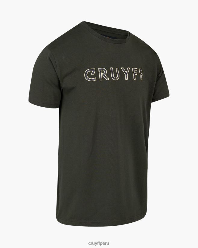 educación física Cruyff camiseta de sueros verde 42TR20609 hombres camiseta