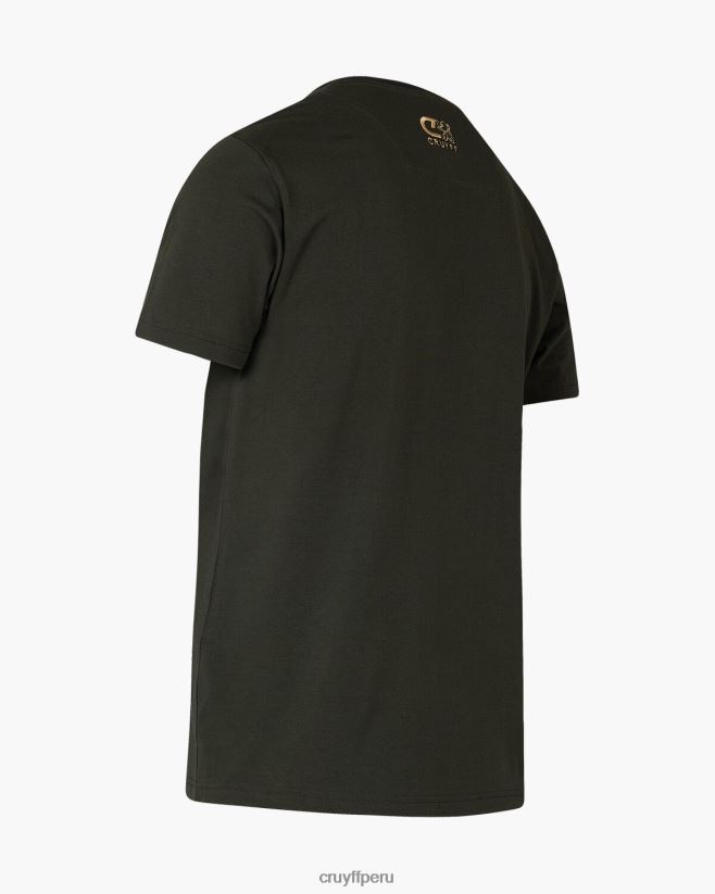 educación física Cruyff camiseta de sueros verde 42TR20609 hombres camiseta