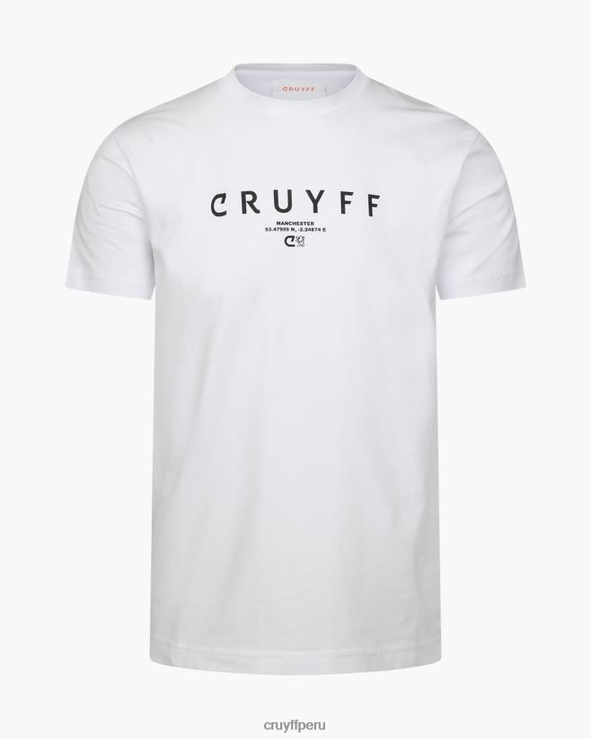 educación física Cruyff camiseta del paquete de la ciudad blanco 42TR20675 hombres camiseta