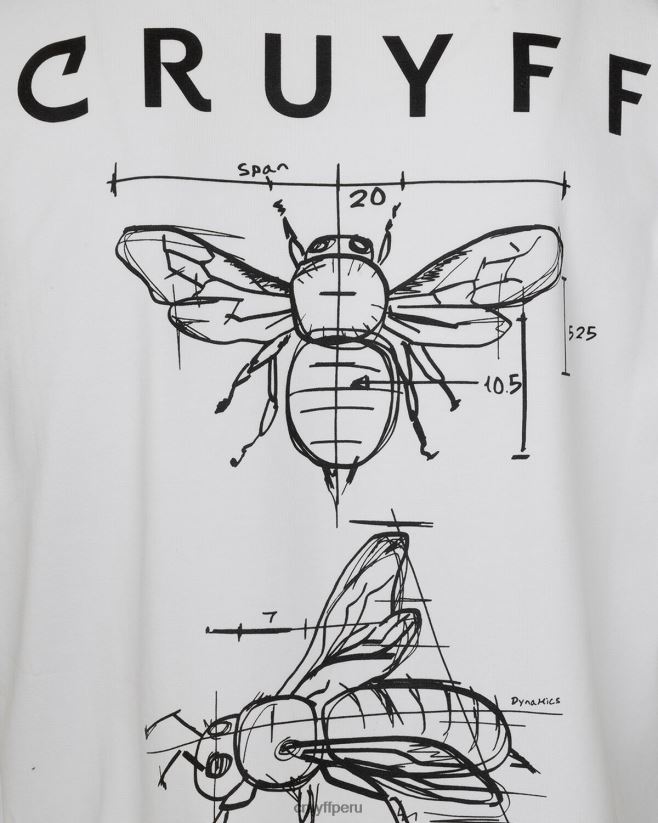 educación física Cruyff camiseta del paquete de la ciudad blanco 42TR20675 hombres camiseta