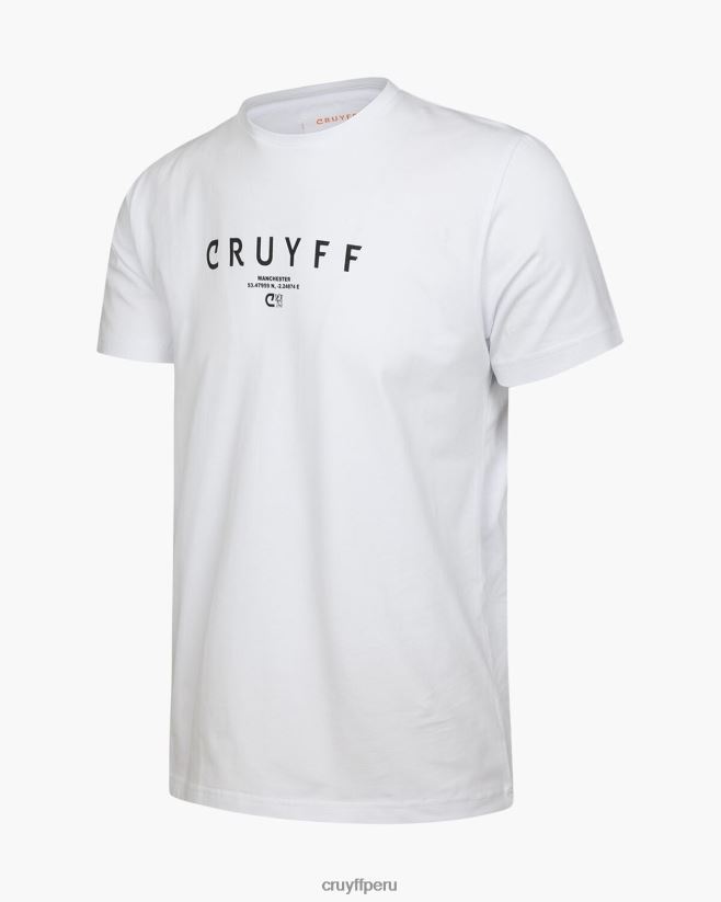 educación física Cruyff camiseta del paquete de la ciudad blanco 42TR20675 hombres camiseta