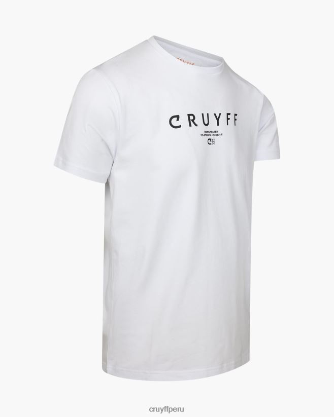 educación física Cruyff camiseta del paquete de la ciudad blanco 42TR20675 hombres camiseta