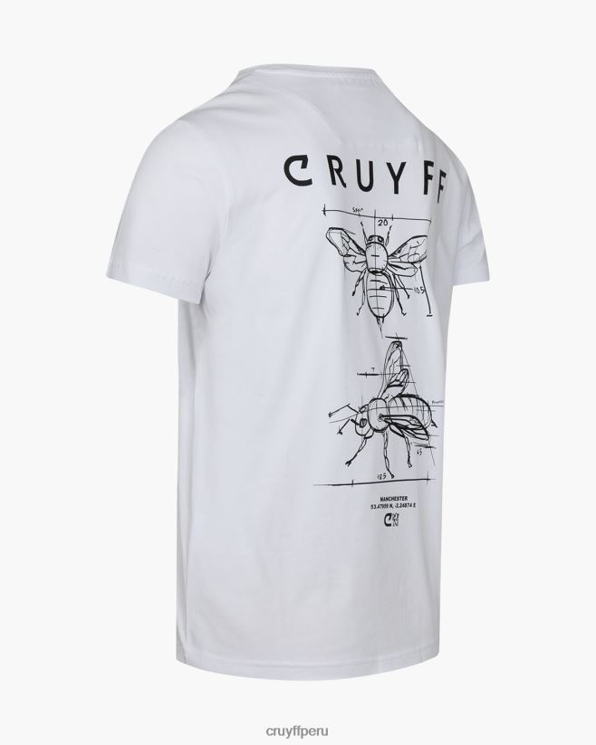 educación física Cruyff camiseta del paquete de la ciudad blanco 42TR20675 hombres camiseta