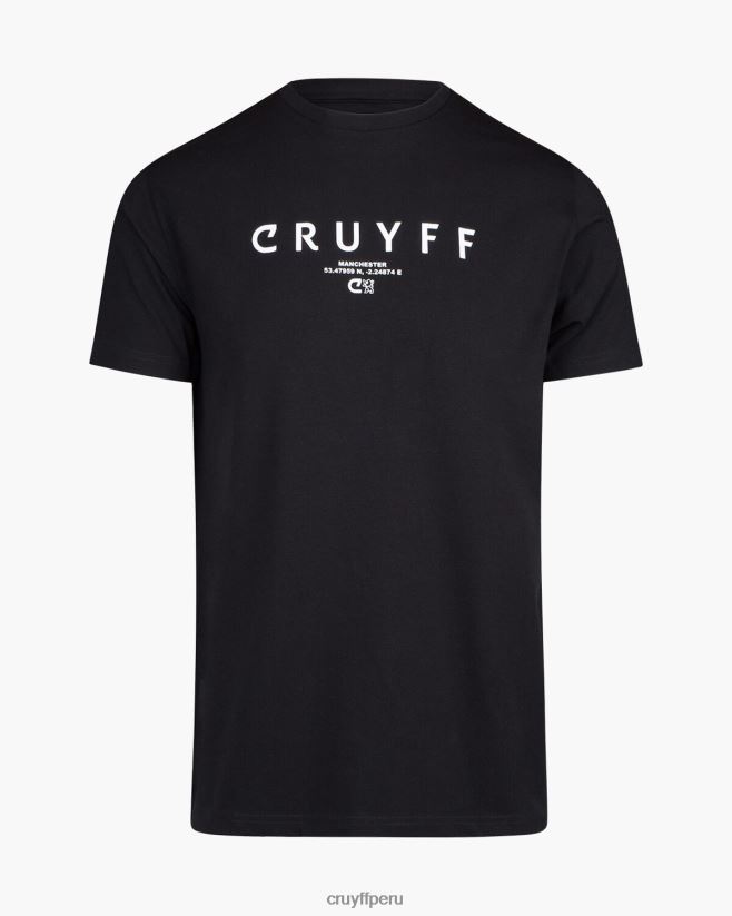 educación física Cruyff camiseta del paquete de la ciudad negro 42TR20676 hombres camiseta