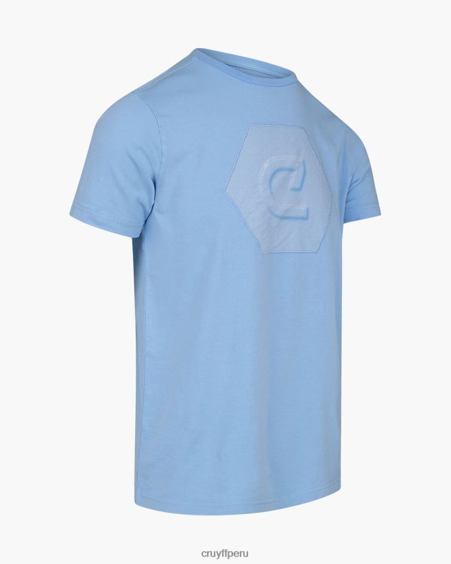 educación física Cruyff camiseta eduardo azul 42TR20693 hombres camiseta
