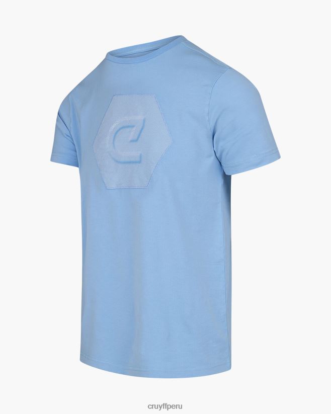 educación física Cruyff camiseta eduardo azul 42TR20693 hombres camiseta