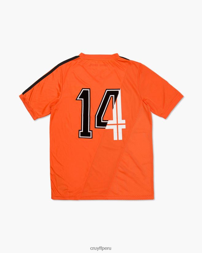educación física Cruyff camiseta euro naranja 42TR20844 hombres camiseta
