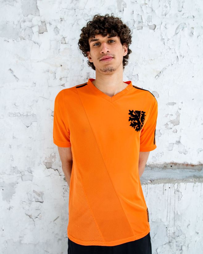 educación física Cruyff camiseta euro naranja 42TR20844 hombres camiseta