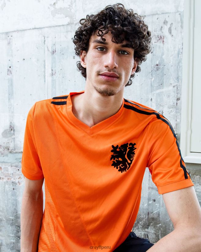 educación física Cruyff camiseta euro naranja 42TR20844 hombres camiseta