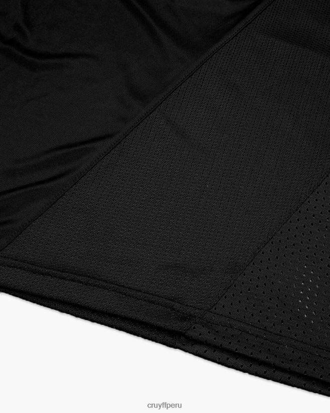 educación física Cruyff camiseta euro negro 42TR20843 hombres camiseta
