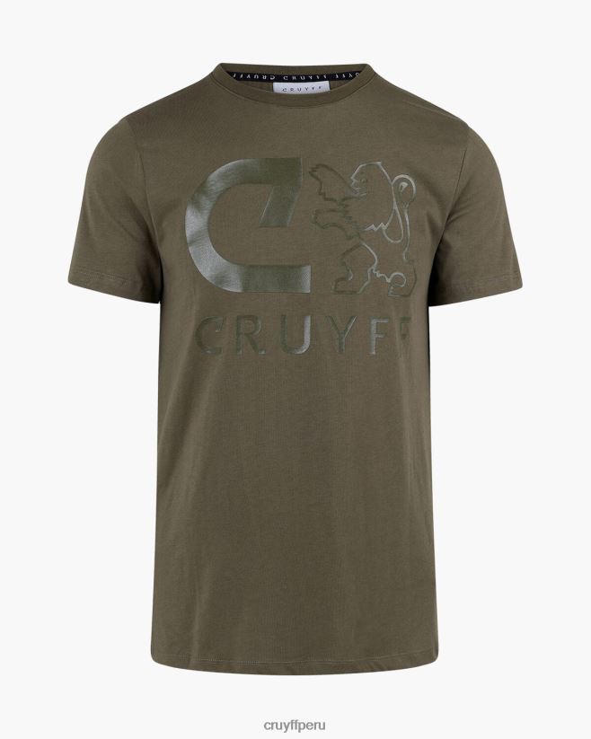 educación física Cruyff camiseta hernandez ss verde 42TR20670 hombres camiseta