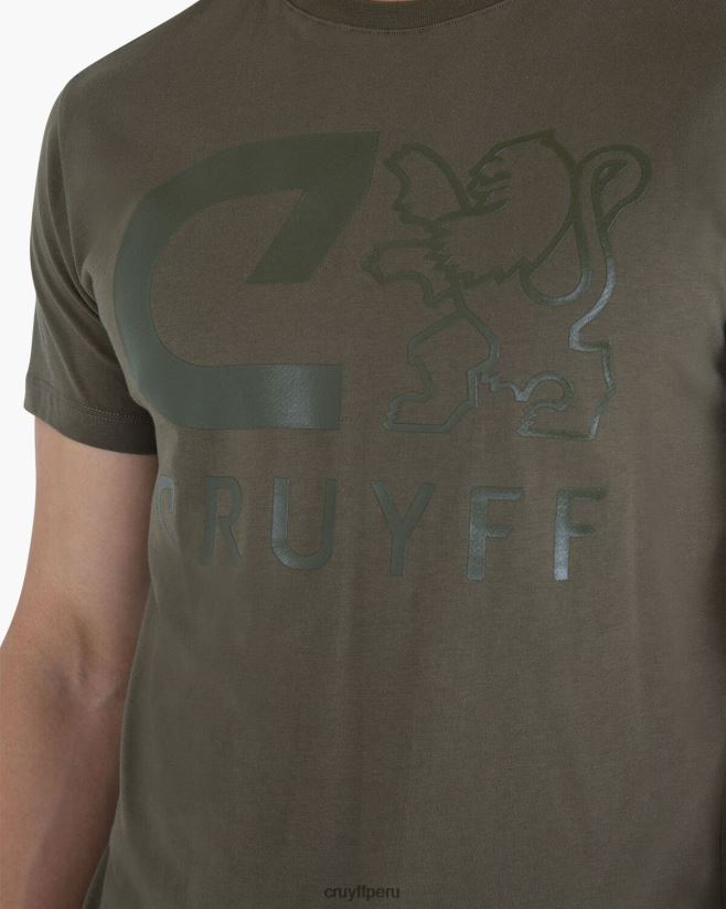 educación física Cruyff camiseta hernandez ss verde 42TR20670 hombres camiseta