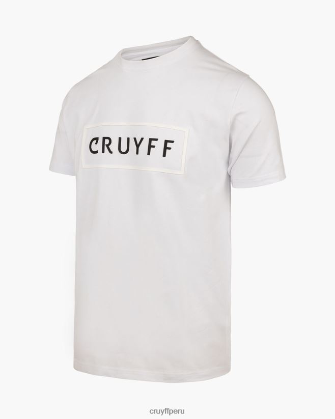 educación física Cruyff camiseta kai blanco 42TR2048 hombres camiseta