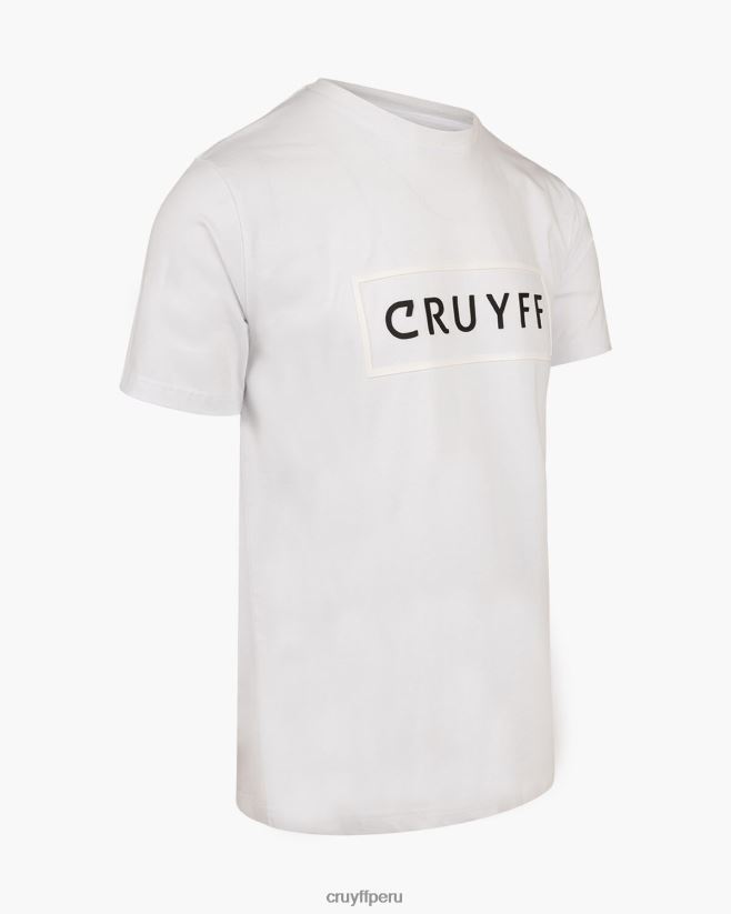 educación física Cruyff camiseta kai blanco 42TR2048 hombres camiseta