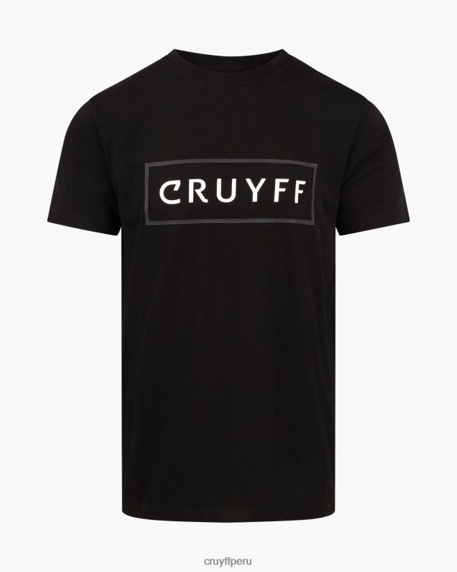educación física Cruyff camiseta kai negro 42TR2047 hombres camiseta