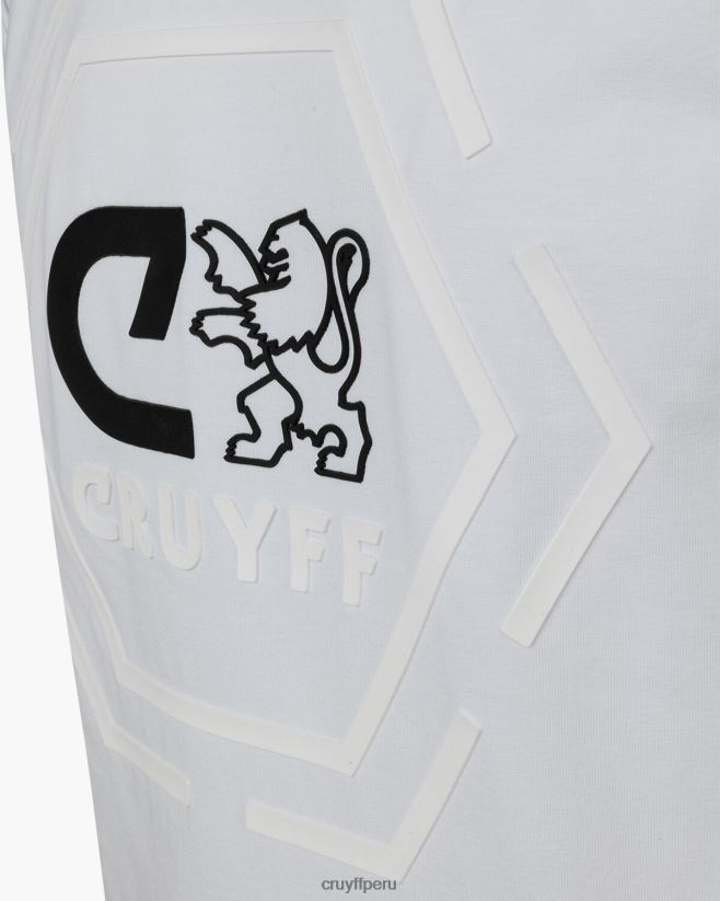 educación física Cruyff camiseta kane blanco 42TR2039 hombres camiseta