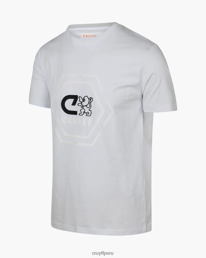 educación física Cruyff camiseta kane blanco 42TR2039 hombres camiseta