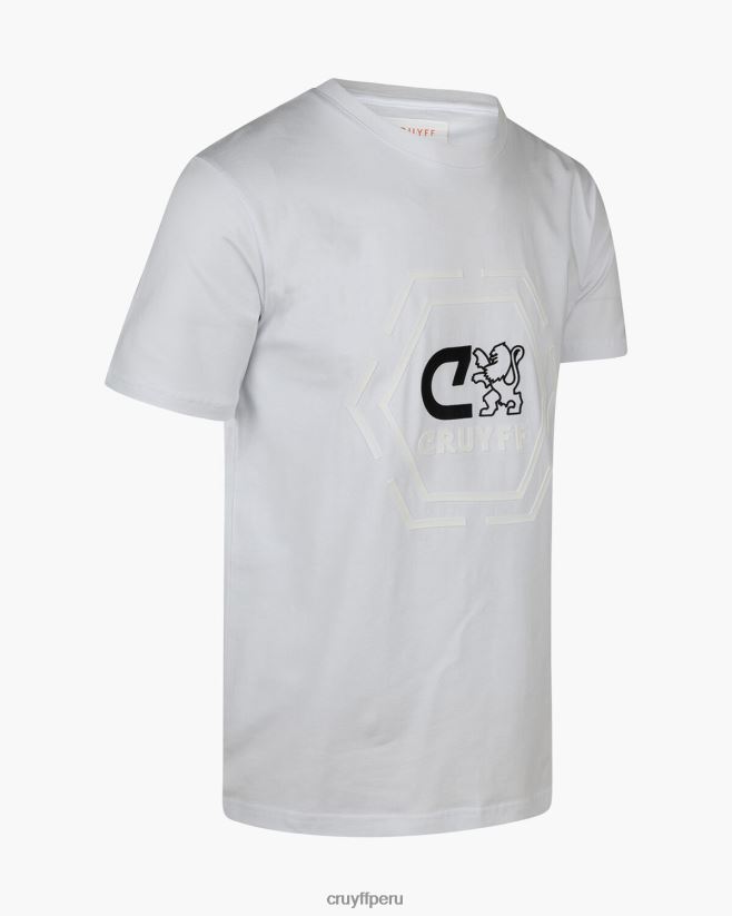 educación física Cruyff camiseta kane blanco 42TR2039 hombres camiseta