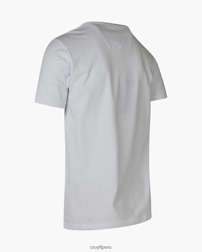 educación física Cruyff camiseta kane blanco 42TR2039 hombres camiseta
