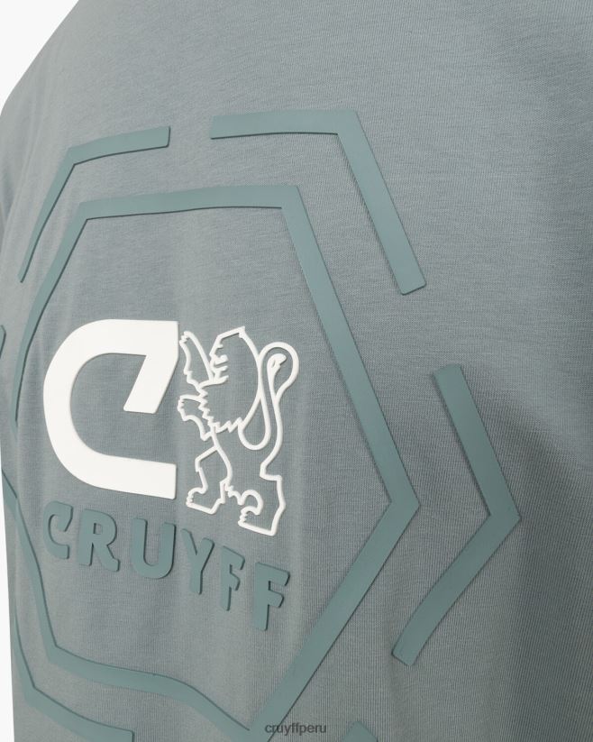 educación física Cruyff camiseta kane plomo azul 42TR20347 hombres camiseta