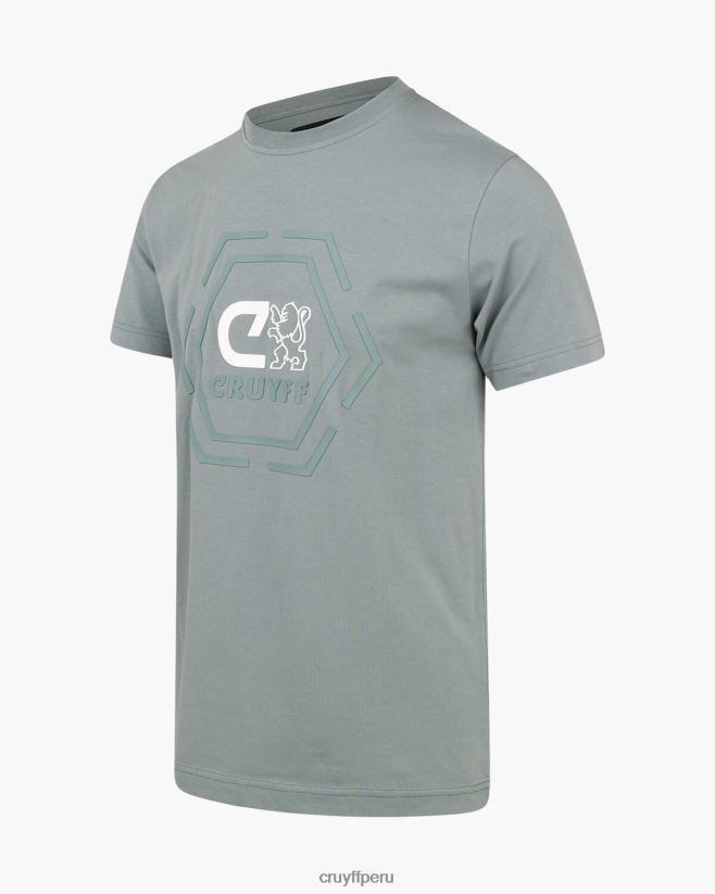 educación física Cruyff camiseta kane plomo azul 42TR20347 hombres camiseta