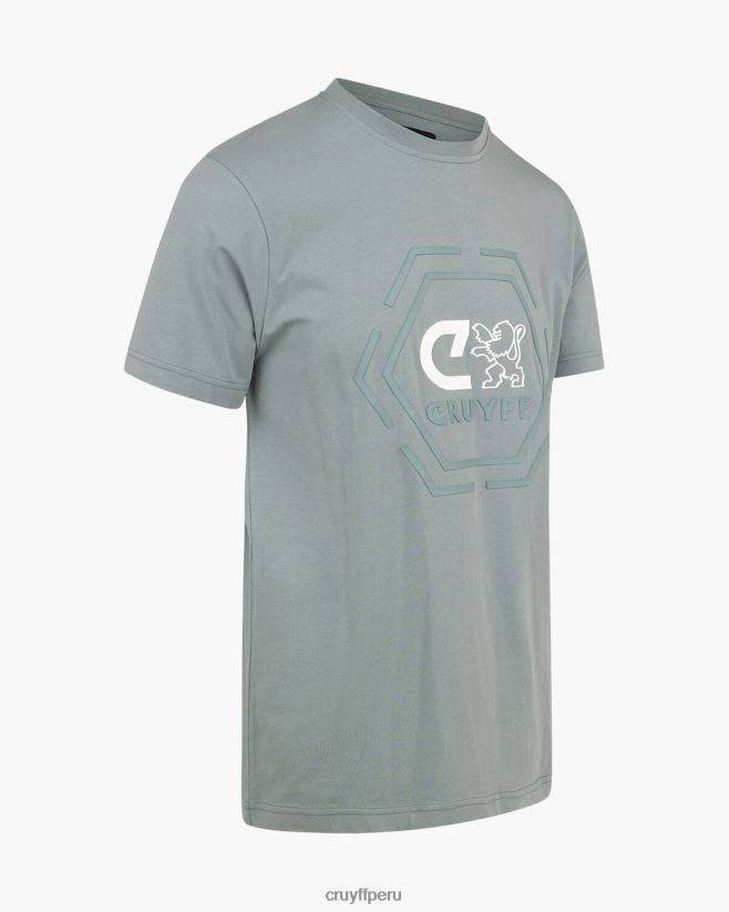 educación física Cruyff camiseta kane plomo azul 42TR20347 hombres camiseta