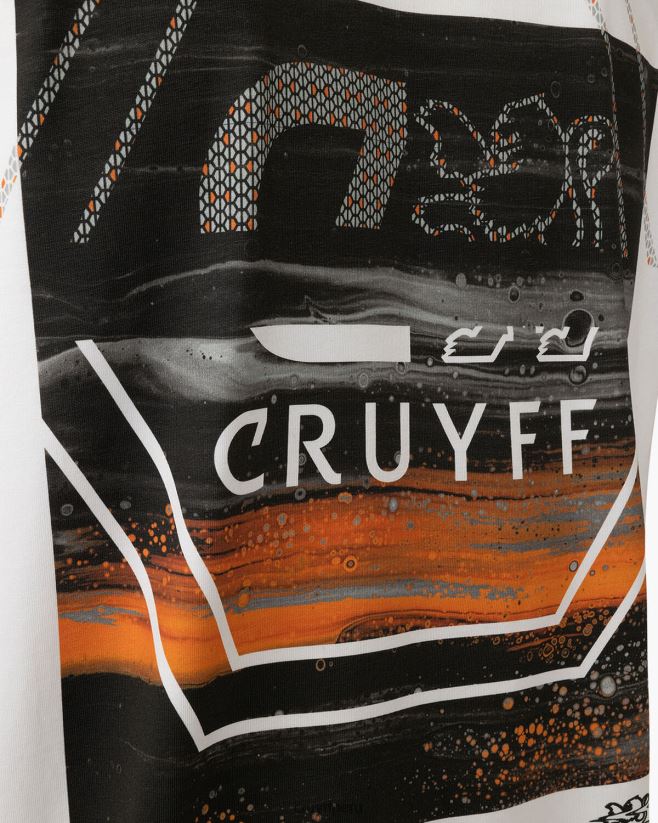 educación física Cruyff camiseta morris blanco 42TR20288 hombres camiseta