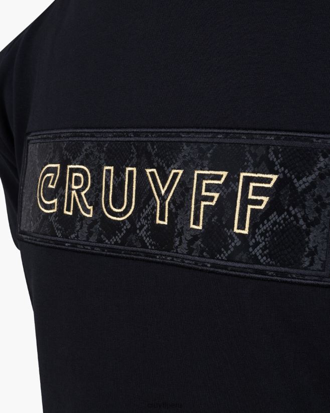 educación física Cruyff camiseta sin mangas negro 42TR20391 hombres camiseta