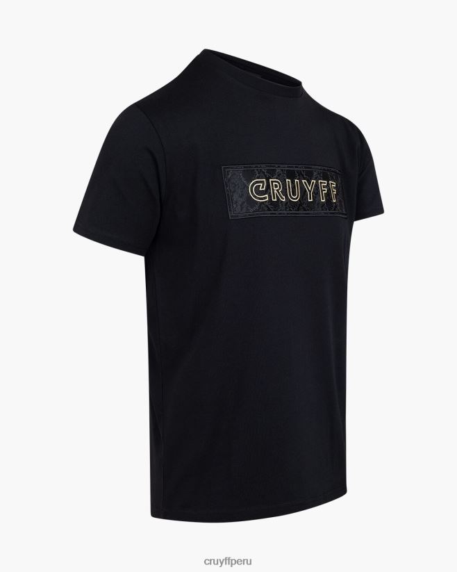educación física Cruyff camiseta sin mangas negro 42TR20391 hombres camiseta