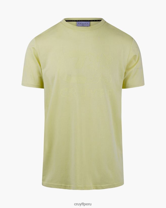 educación física Cruyff camiseta ximo amarillo 42TR20828 hombres camiseta