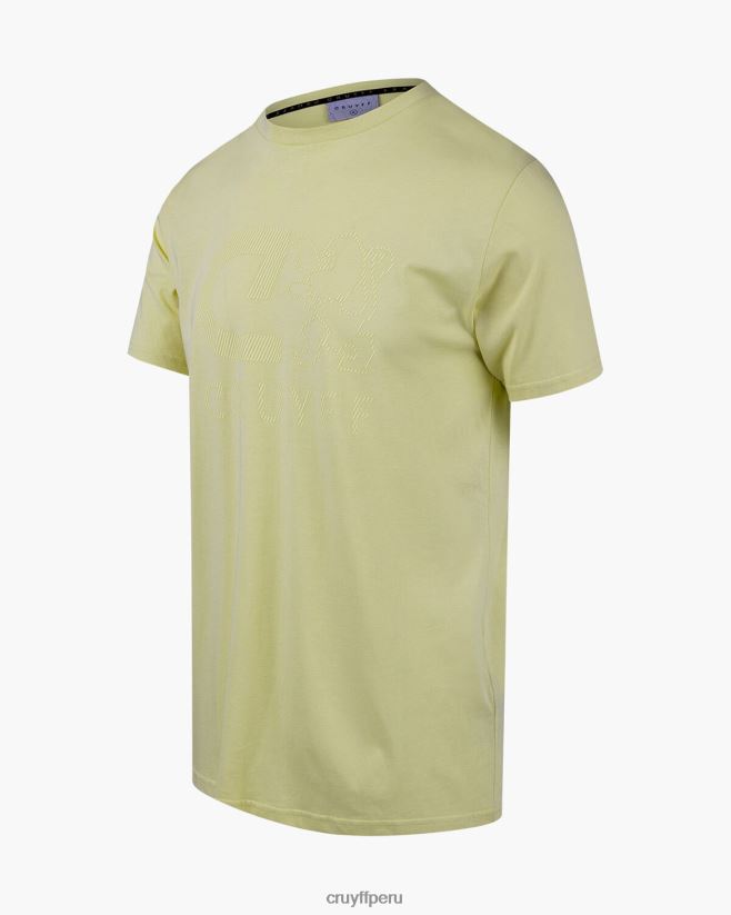 educación física Cruyff camiseta ximo amarillo 42TR20828 hombres camiseta