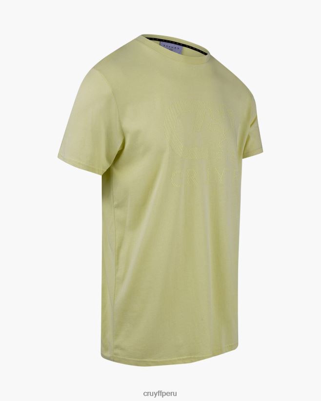 educación física Cruyff camiseta ximo amarillo 42TR20828 hombres camiseta