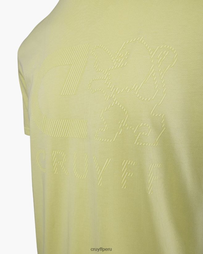 educación física Cruyff camiseta ximo amarillo 42TR20828 hombres camiseta