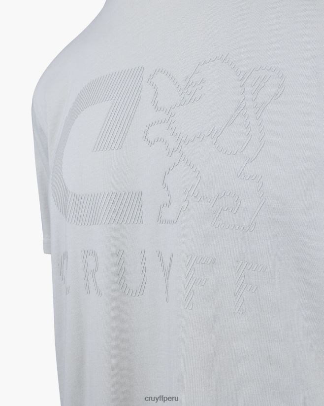 educación física Cruyff camiseta ximo blanco 42TR20827 hombres camiseta