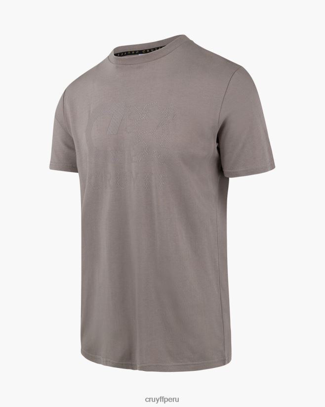 educación física Cruyff camiseta ximo gris claro 42TR20881 hombres camiseta