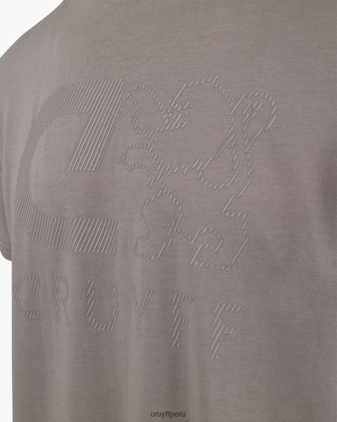 educación física Cruyff camiseta ximo gris claro 42TR20881 hombres camiseta