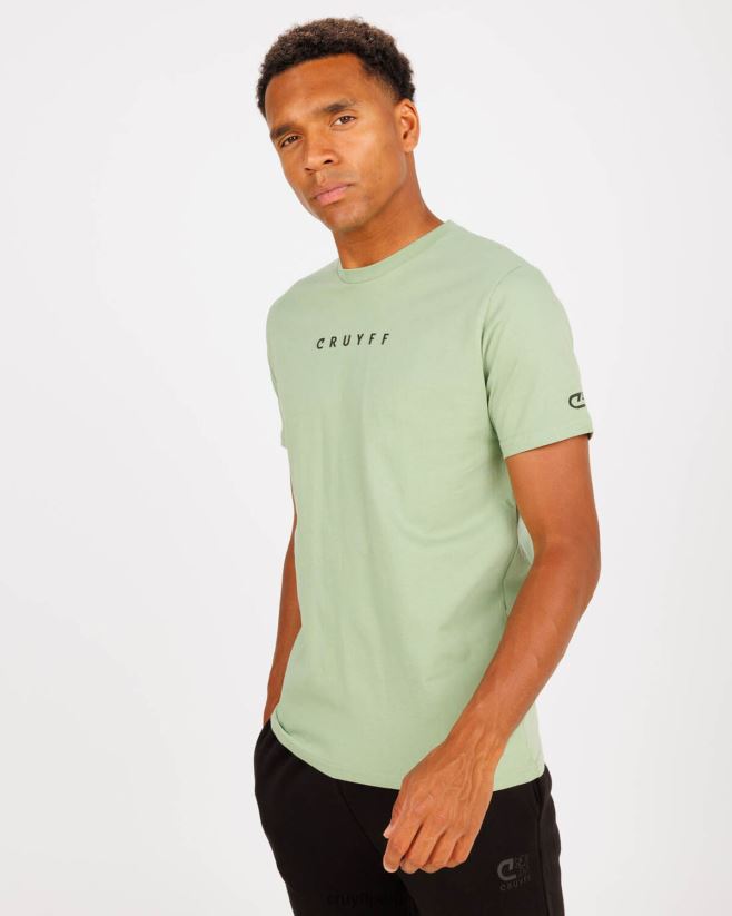educación física Cruyff conjunto de camiseta verde 42TR20606 hombres camiseta