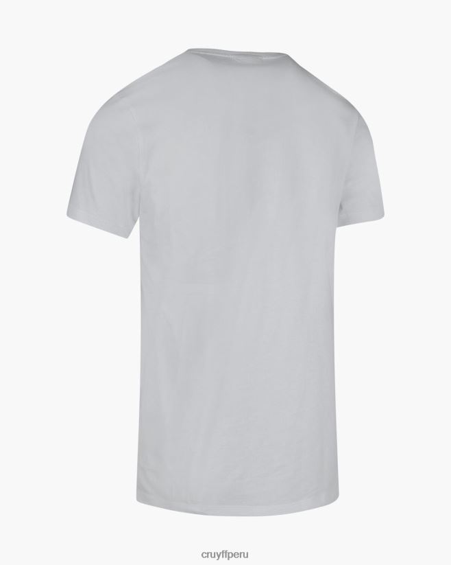 educación física Cruyff hernando tee blanco 42TR20893 hombres camiseta