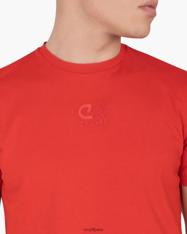 educación física Cruyff hernando tee rojo 42TR20892 hombres camiseta