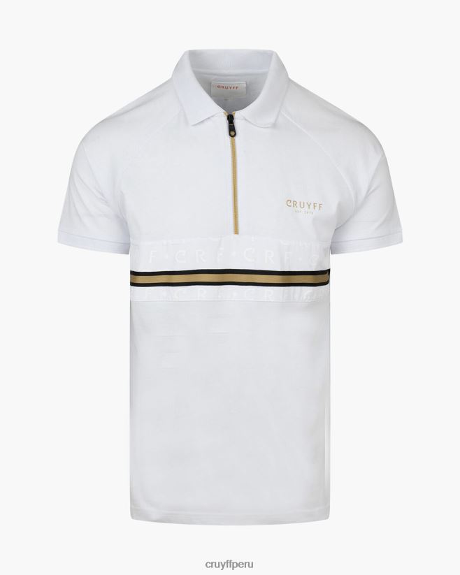 educación física Cruyff jake polo Oro blanco 42TR2024 hombres camiseta
