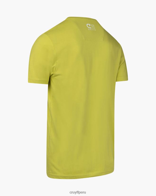 educación física Cruyff Álvaro tee amarillo 42TR20849 hombres camiseta