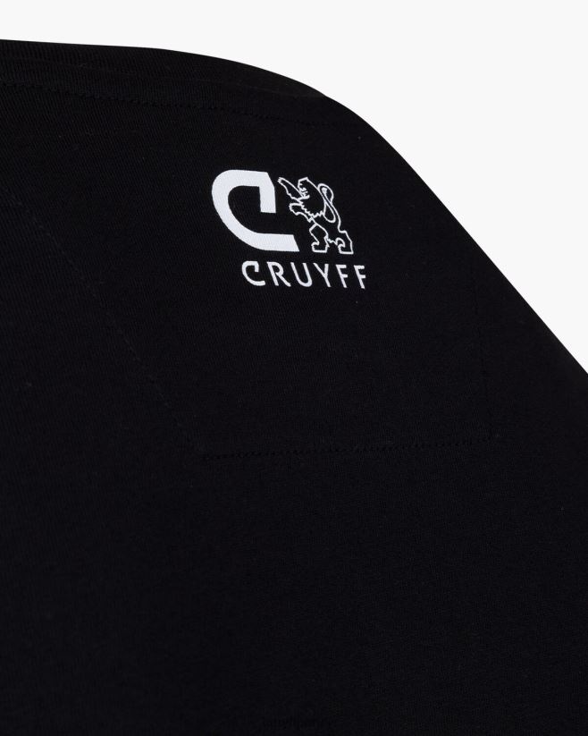 educación física Cruyff Álvaro tee negro 42TR20851 hombres camiseta